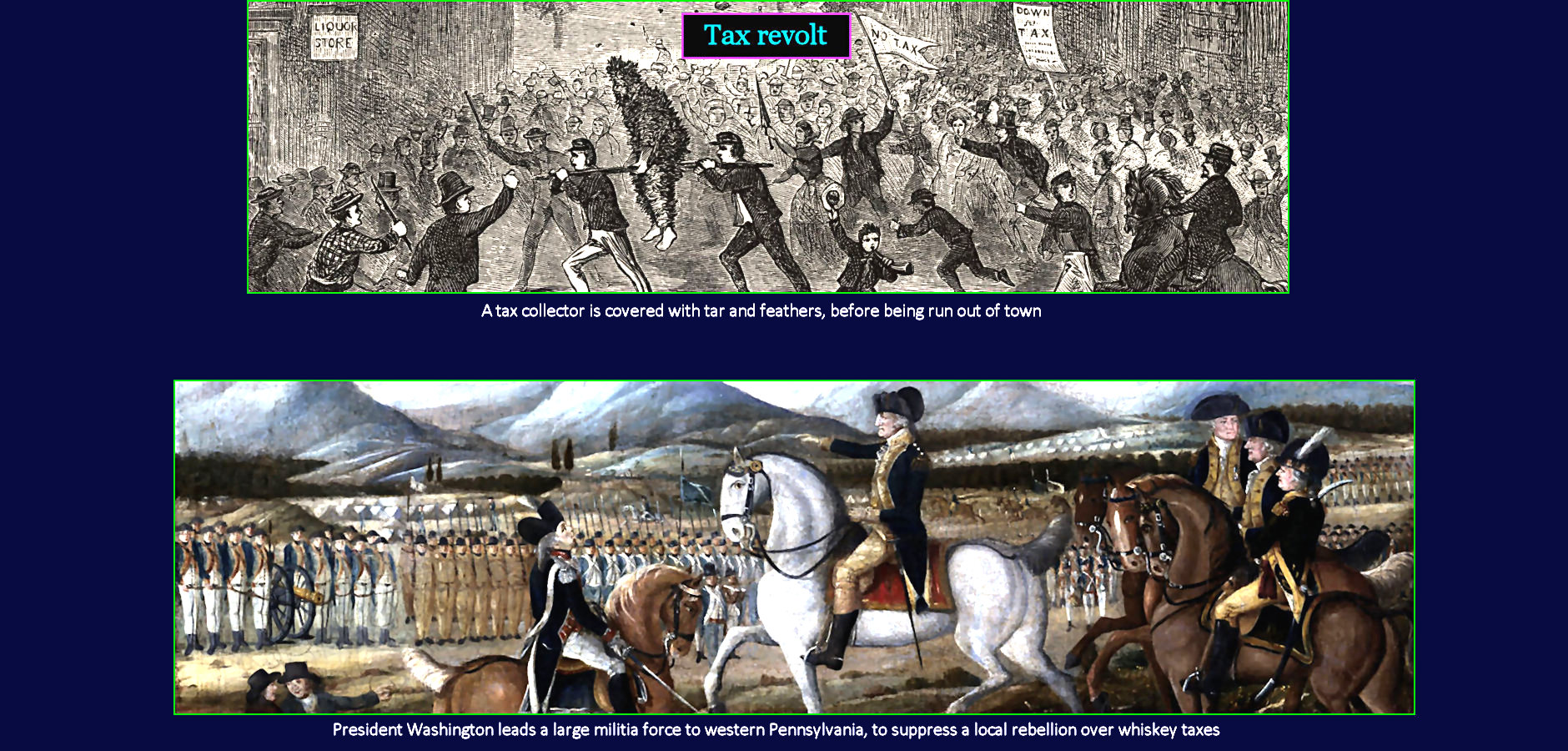 Whiskey Rebellion, 1791